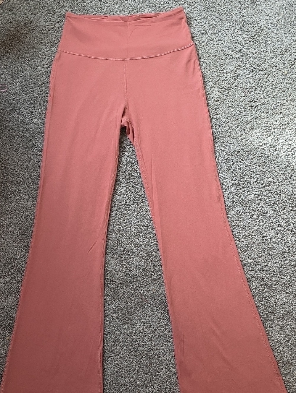 lululemon athletica High-Rise Flare Leggings in Dusty Rose